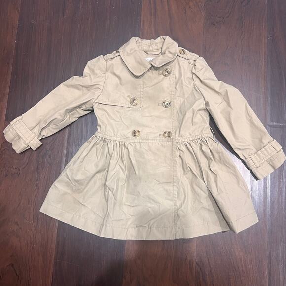 RALPH LAUREN Beige Girls' Trench Coat in size 24M - Picture 1 of 3